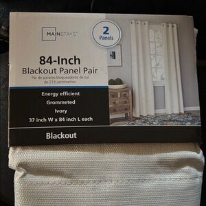 Mainstays Ivory Blackout Curtains